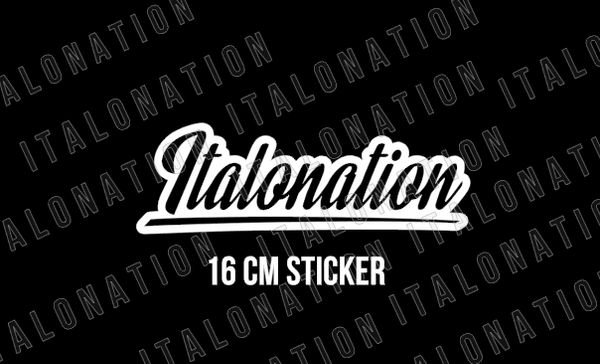 Italo Nation Outline small Sticker - 1009
