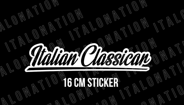 Italian Classicar- 16 cm Outline - 1014