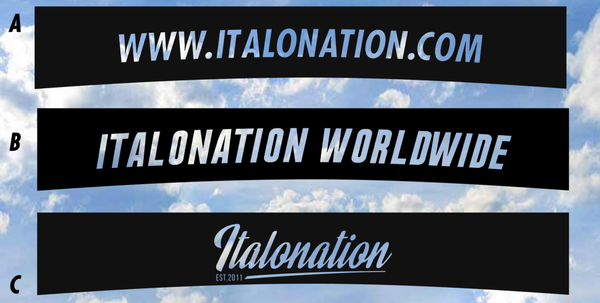 Windshield Banner-Italonation -1043